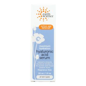 Earth Science Serum - Hyaluronic Acid - 1 Oz