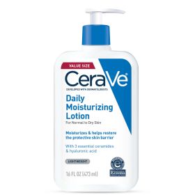 CeraVe Daily Moisturizing Lotion for Normal to Dry Skin, 16 oz