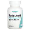 Nutricost Boric Acid 600mg, 30 Capsules - Vaginal Suppository - Supplement