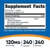 Nutricost Ginkgo Biloba Capsules 120mg, 240 Capsules, Supplement