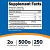 Nutricost Glucomannan Powder 500 Grams - Gluten Free & Non-GMO Supplement