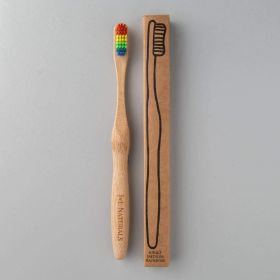 Bamboo Toothbrush (Duo) (Color 2: Rainbow, Color 1: Rainbow)